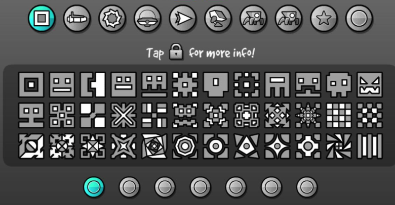 Geometry Dash icon styles